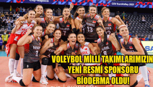 VOLEYBOL MİLLİ TAKIMLARIMIZIN YENİ RESMİ SPONSORU BİODERMA OLDU!