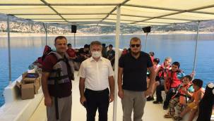 YAZ KUR-AN KURSU ÖĞRENCİLERİNE TEKNE TURU