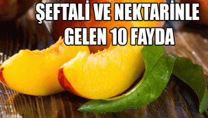 ŞEFTALİ VE NEKTARİNLE GELEN 10 FAYDA