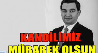 Karaman'ın sevilen ve başarılı avukatlarından Hüseyin Mutlu'nun kandil mesajı