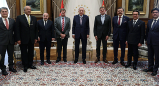 Cumhurbaşkanı Erdoğan SiRo heyetini kabul etti