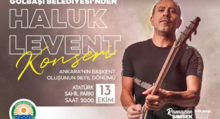 GÖLBAŞI’NDA HALUK LEVENT RÜZGARI ESECEK