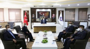 İL MÜFTÜSÜ GÜRBÜZ’DEN BAŞKAN KALAYCI’YA ZİYARET