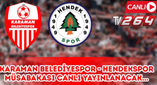 KARAMAN BELEDİYE SPOR MAÇI CANLI YAYINLANACAK