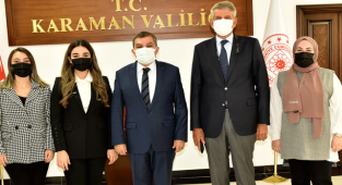 Karaman YEDAM'dan Vali Işık'a Ziyaret