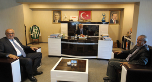 KONYA PANCAR EKİCİLERİ KOOPERATİF BAŞKANI RAMAZAN ERKOYUNCU’DAN AK PARTİ’YE ZİYARET