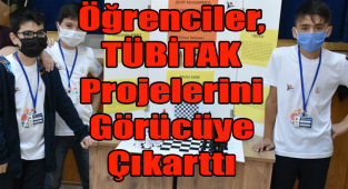 Öğrenciler, TÜBİTAK Projelerini Görücüye Çıkarttı