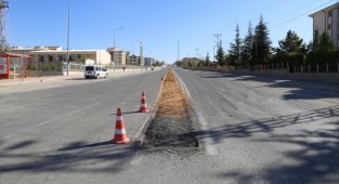 ŞEHİT MUHAMMED YALÇIN BULVARI VE KIZILAY CADDESİNDE ÇALIŞMALAR SÜRÜYOR