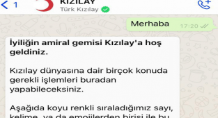 Türk Kızılay ve Facebook, resmi WhatsApp hattını hayata geçirdi