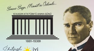 İYİ PARTİ Karaman İl Başkanı İsmet Hatipoğlu’nun 10 Kasım Atatürk’ü Anma Günü Dolaysıyla Yayınladığı Mesaj: