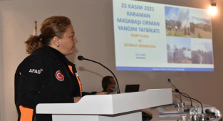 Karaman AFAD 2021 TAMP Karaman Masa Başı Tatbikatı Gerçekleştirildi