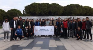 KARAMANLI GENÇLER “ÇANAKKALE GEÇİLMEZ” RUHUNU BİR KEZ DAHA YAŞADI