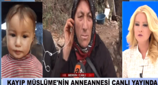 Müslüme'nin anneannesi canlı yayında