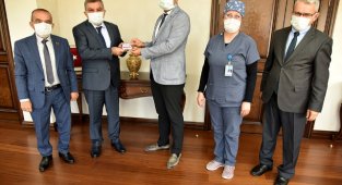 Organ Bağış Haftası Nedeniyle Vali Işık’a Ziyaret