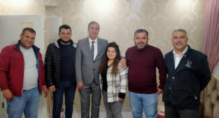 TAŞKIRAN Esmanur’u evinde ziyaret ederek, onlara moral verdi.
