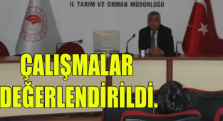 2021 YILI GIDA VE YEM ŞUBE MÜDÜRLÜĞÜ ÇALIŞMALARI DEĞERLENDİRİLDİ.