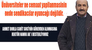 Demokrat parti karaman il başkanı Ahmet Dorla namık ak'ı yürekten destekliyorum