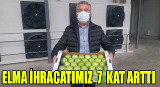 ELMA İHRACATIMIZ 7 KAT ARTTI