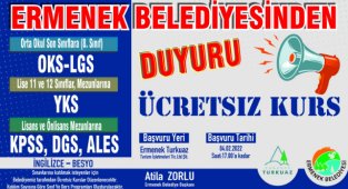 Ermenek Belediyesinden Öğrencilere Destek !