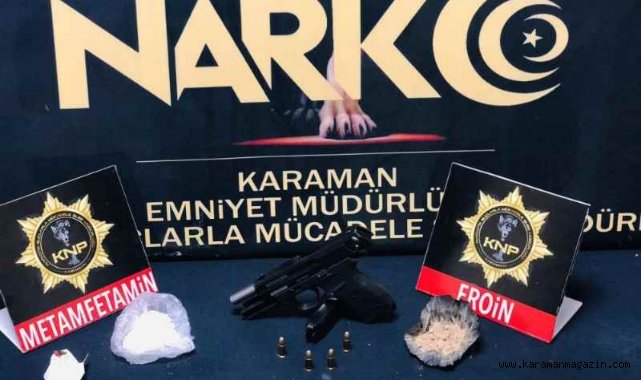 Karaman'da uyuşturucu ticaretinden 1 şüpheli tutuklandı