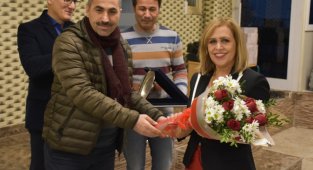 Millî Eğitim Camiasından Zeliha Köşker Yılmaz'a Veda Yemeği