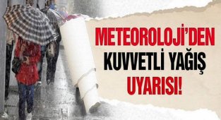 karaman'a Kuvvetli Yağış Uyarısı