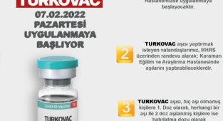 YERLİ AŞI TURKOVAC PAZARTESİ GÜNÜ UYGULANMAYA BAŞLIYOR