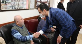 BAŞKAN KALAYCI’DAN HUZUREVİ SAKİNLERİNE ZİYARET