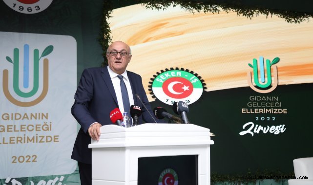 BAŞKAN ERKOYUNCU’DAN GIDA ZİRVESİNDE TARIMIN SÜRDÜRÜLEBİLİRLİĞİNİN ÖNEMİ KONUSUNDA ÖNEMLİ AÇIKLAMALAR
