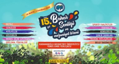 KMÜ'DE BAHAR ŞENLİKLERİ İÇİN GERİ SAYIM