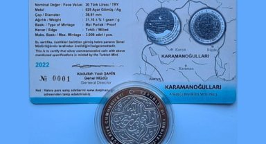 KMÜ’NÜN GİRİŞİMİYLE KARAMANOĞULLARI DÖNEMİNE AİT HATIRA PARA BASTIRILDI