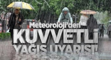 Meteorolojik Uyarı (Gökgürültülü Sağanak Yağış)
