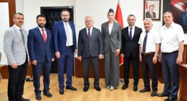 MİLLİ SPORCULAR KMÜ'YE KONUK OLDU