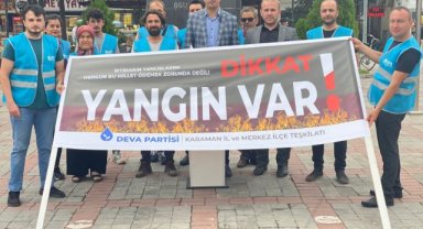 DEVA PARTİSİ KARAMAN İL BAŞKANI DEMİRER “BURASI DAĞ BAŞI MI SAYIN BAŞKAN?”