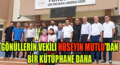 HÜSEYİN MUTLU'DAN BİR KÜTÜPHANE DAHA