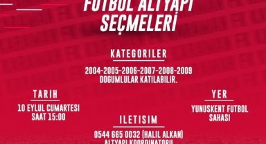 Karaman FK. Alt Yapı Seçmeleri Başlıyor