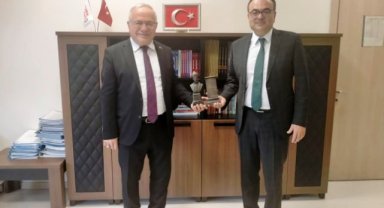 REKTÖR NAMIK AK, TÜRK PATENT VE MARKA KURUMUNU ZİYARET ETTİ