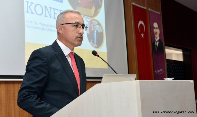 REKTÖR PROF. DR. HÜSEYİN KARAMAN'DAN 'FUAT SEZGİN VE MÜSLÜMANLARIN BİLİME KATKILARI' KONULU KONFERANS