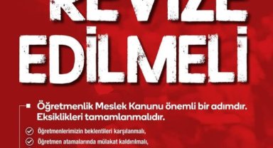  Meslek kanunu mevcut haklarımızı koruyacak, kariyer basamaklarında hizmet süresini önceleyecek şekilde yeniden düzenlenmelidir 