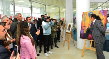ÖĞRETMENLER GÜNÜNDE 'KMÜ SANATÇILARI KARMA RESİM SERGİSİ'