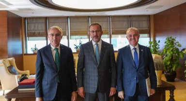 REKTÖRÜMÜZ PROF. DR. KARAMAN'DAN BAKAN KASAPOĞLU'NA ZİYARET