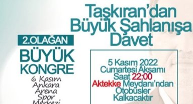 TAŞKIRAN:HEMŞEHRİLERİMİZİ DAVET EDİYORUM