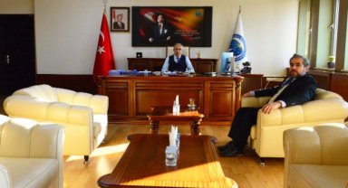 İL MÜDÜRÜ MEVLÜT TAVŞAN'DAN REKTÖRÜMÜZE ZİYARET