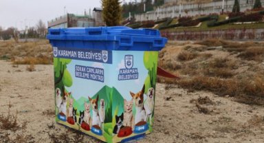 SOKAK CANLARI İÇİN DAHA MODERN BESLEME NOKTALARI YAPILIYOR