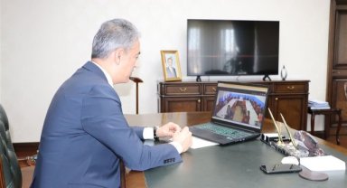 Valimiz Sn. Tuncay Akkoyun, Eskişehir Fatih Fen Lisesi Öğrencileriyle Video Konferans Sistemi ile Bir Araya Geldi