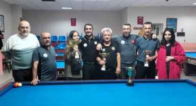 3 BANT BİLARDO TURNUVASI SONA ERDİ