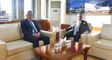 EMNİYET MÜDÜRÜ AYHAN TAŞ'’TAN REKTÖR GAVGALI’YA ZİYARET