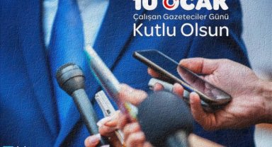 İl Başkanıİsmet Hatipoğlu'nun 10 Ocak Çalışan Gazeteciler Günü Mesajı.