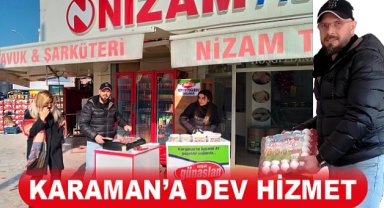 Karaman'da şubesini devraldığı Nizam Piliç Ögretmenevi şubesiyle Osman Yücel şok indirimlerle buğün hizmete başladı.