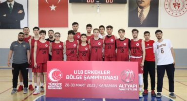 U18 ERKEKLER BASKETBOL BÖLGE ŞAMPİYONASI KARAMAN’DA BAŞLADI